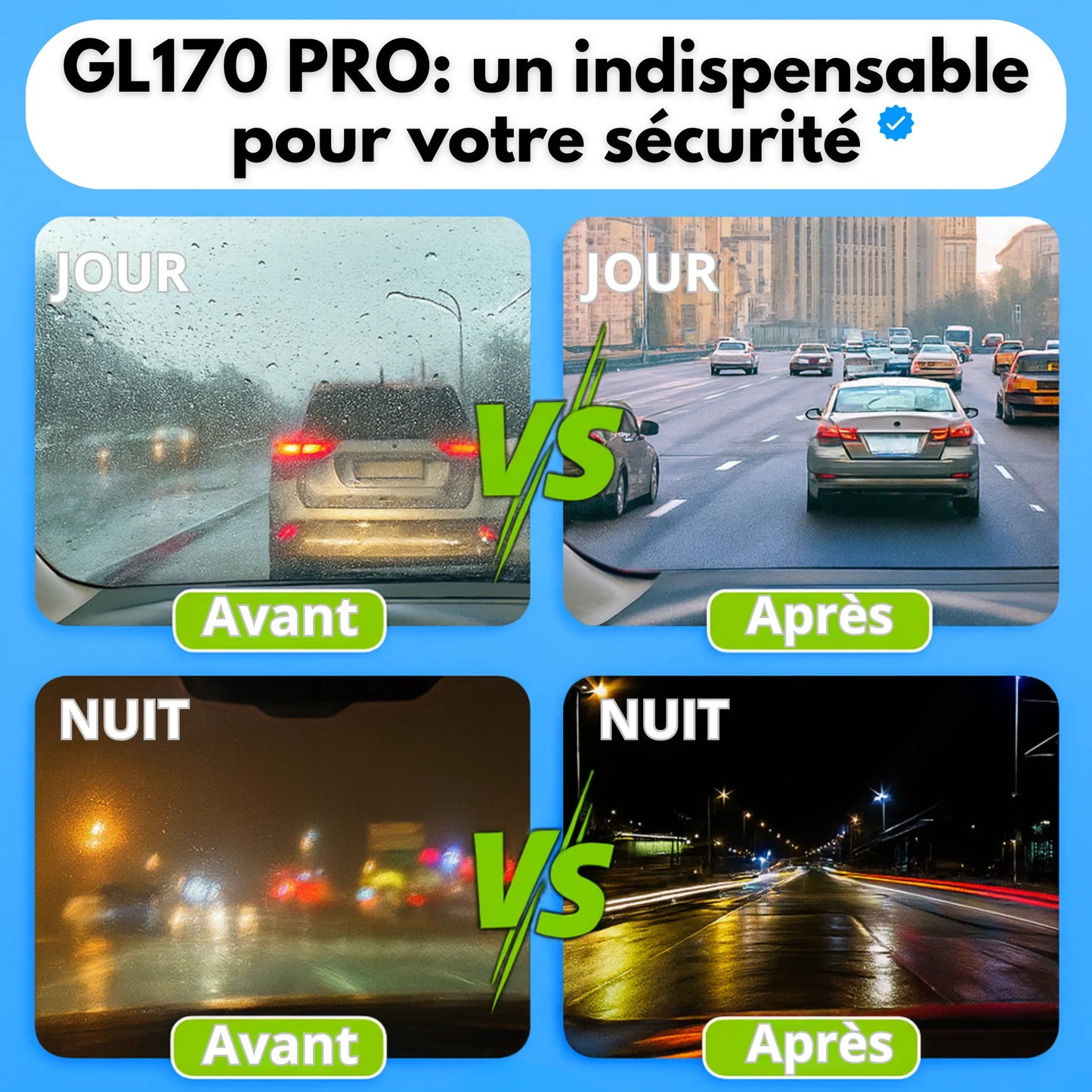 VueParfaite Auto – Vitres Nettes & Effet Déperlant